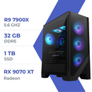 PC Gamer Techspace R9 7900X /1TB SSD/32GB/RX 9070 XT 16GB