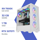 PC Gamer Techspace R9 7900X /1TB SSD/32GB/RTX 5070 Ti