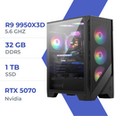 PC Gamer Techspace R9 9950X3D /1TB SSD/32GB/RTX 5070