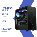 PC Gamer Techspace Ryzen 7 5800X/1TB SSD/32GB/RTX 3060