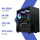 PC Gamer Techspace Ryzen 5 5500/512GB SSD/16GB/RTX 5050
