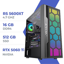 PC Gamer Techspace Ryzen 5 5600XT/512GB SSD/16GB/RTX 5060 Ti 8GB