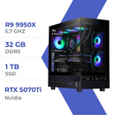 PC Gamer Techspace Ryzen 9 9950X/1TB SSD/32GB/RTX 5070 Ti