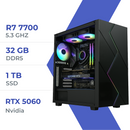 PC Gamer Techspace R7 7700/1TB SSD/32GB/RTX 5060