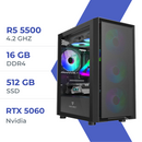 PC Gamer Techspace Ryzen 5 5500/512GB SSD/16GB/RTX 5060