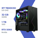PC Gamer Techspace R7 7800X3D /1TB SSD/32GB/RTX 5060