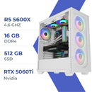 PC Gamer Techspace Ryzen 5 5600X/512GB SSD/16GB/RTX 5060Ti 16GB