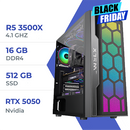 PC Gamer Techspace Ryzen 5 3500X/512GB SSD/16GB/RTX 5050 8G