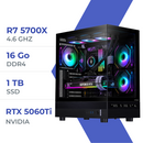 PC Gamer Techspace  R7 5700X/1TB SSD/16GB/RTX 5060Ti 16GB