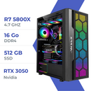 PC Gamer Techspace Ryzen 7 5800X/1 TB SSD/32GB/RTX 3050