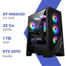PC Gamer Techspace R7 9850X3D /1TB SSD/32GB/RTX 5070