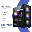 PC Gamer Techspace  R7 5700X/1TB SSD/32GB/RX 9070XT 16GB