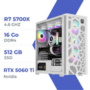 PC Gamer Techspace  R7 5700X/512GB SSD/16GB/RTX 5060Ti 8GB