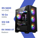 PC Gamer Techspace Ryzen 5 5600/512GB SSD/16GB/RX 9060 XT 16GB