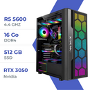 PC Gamer Techspace Ryzen 5 5600/500GB SSD/16GB/RTX 3050 6GB