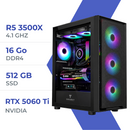 PC Gamer Techspace Ryzen 5 3500X/512GB SSD/16GB/RTX 5060Ti 8G