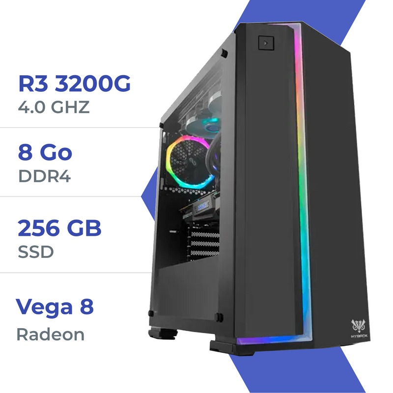 PC Gamer Techspace Ryzen 3 3200G/8GB/256GB SSD/Radeon Vega 8