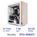 PC PRO Techspace R7 7700/1TB SSD/32GB/RTX 5060Ti 8GB Maroc