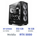 PC PRO Techspace R7 5700X/512GB SSD/16GB/RTX 5050 Maroc