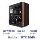 PC PRO Techspace R7 5700X/512GB SSD/16GB/RTX 5060 Maroc