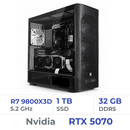 PC PRO Techspace R7 9800X3D/1TB SSD/32GB/RTX 5070 Maroc