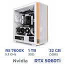 PC PRO Techspace R5 7600X/1TB SSD/32GB/RTX 5060Ti 8GB Maroc