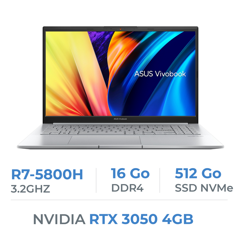 ASUS Vivobook Pro 15 M6500QC R7 5800H/16GB/512GB SSD/RTX 3050