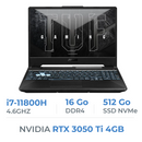 ASUS F15 FX506HE-HN001 Intel Core i7 11800H/16GB/512GB SSD/RTX3050Ti 4GB/15.6'' 144Hz