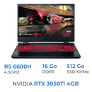 Acer Nitro 5 AN515-46-R080 R5 6600H/16GB/512GB SSD/RTX3050Ti 4GB/15.6'' 144Hz IPS