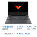 HP VICTUS 16 AMD R7 5800H/32GB/1TB SSD/RTX3060 6GB/16.1'' 144Hz