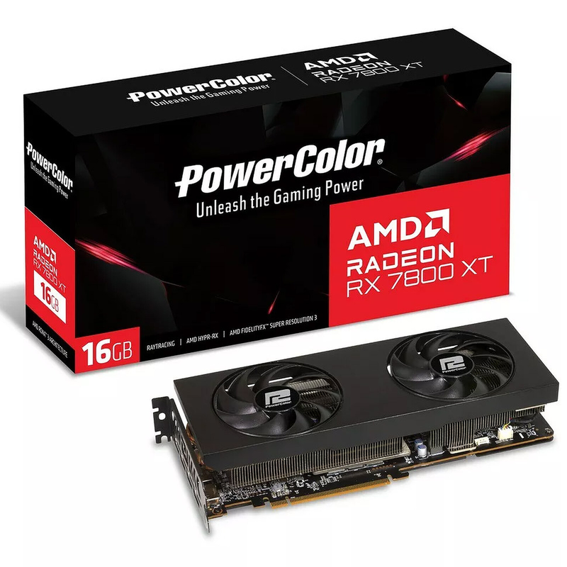 PowerColor AMD Radeon RX 7800XT 16GB GDDR6 Prix Maroc