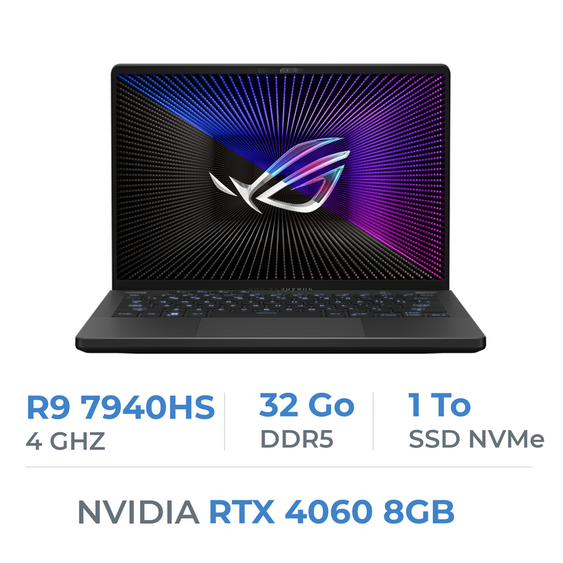 ASUS ROG Zephyrus G14 2023 GA402XV-N2041 AMD Ryzen 9 7940HS/32GB/1TB SSD/RTX 4060/14"