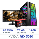 Setup Complet Techspace Ryzen 5 5500/512 GB SSD/16GB/RTX 3060