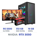 Setup Complet Techspace Ryzen 5 5500/512 GB SSD/16GB/RTX 5050 8G