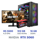 Setup Complet Techspace Ryzen 5 5500/512 GB SSD/16GB/RTX 5060 8G