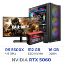 Setup Complet Techspace Ryzen 5 5600X/512 GB SSD/16GB/RTX 5060 8G