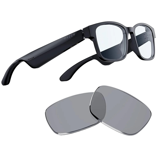 Razer Anzu Smart Glasses (Rectangle Blue Light + Sunglass L) Maroc