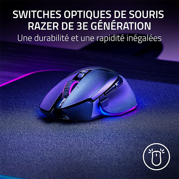Razer Basilisk V3 Pro 35K Maroc