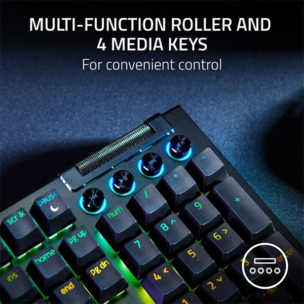 Razer BlackWidow V4 Green Switch Maroc