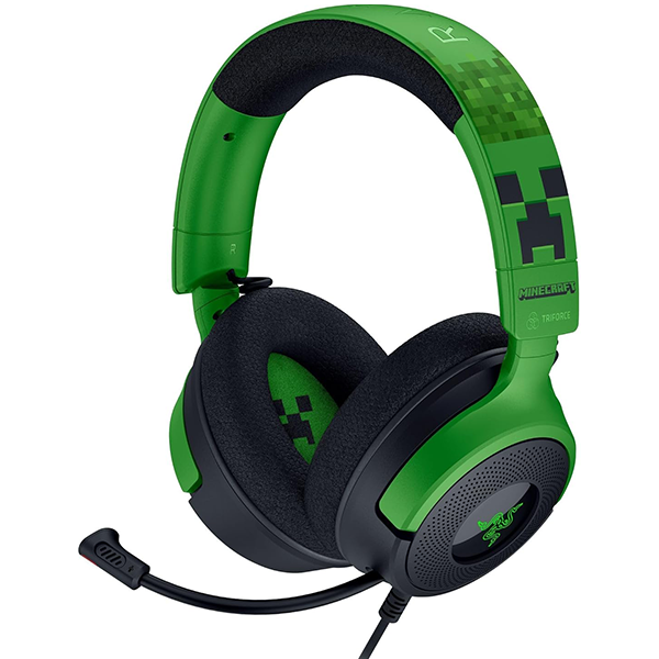 Razer Kraken V4 X (Minecraft Edition) | Casque gamer Maroc - Techspace.ma