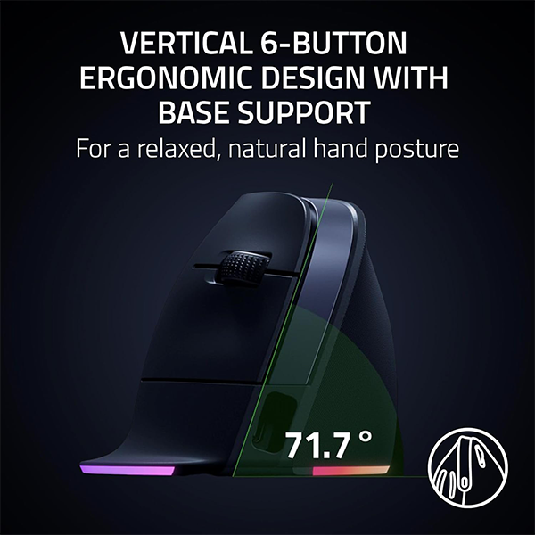 Razer Pro Click V2 Vertical Maroc