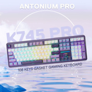 Redragon ANTONIUM K745 PRO Tri-Mode Mechanical Keyboard (Purple) Casablanca