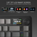 Redragon Behemoth K724 SP Tri-Mode Pro LCD Wireless Mechanical Keyboard (Gardient Gray) Casablanca