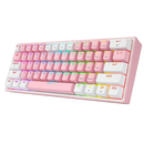 Redragon K616 Fizz PRO 60% Wireless RGB Red Switches (Pink/White) Casa