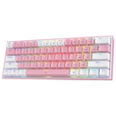 Redragon K617 Fizz 60% RGB Red Switches (White/Pink) Prix Maroc