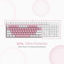 Redragon K617 Fizz 60% RGB Red Switches (White/Pink) Casa