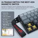 Redragon K617 HE FIZZ 60% Hyper Magnetic Switch Maroc
