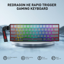 Redragon K617 HE FIZZ 60% Hyper Magnetic Switch Casa