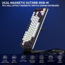 Redragon K673WB-RGB-M Wired RGB (UltraMag Magnetic Switches) Casa