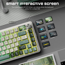 Redragon K708 Pro LCD Wireless (White Green) Casablanca